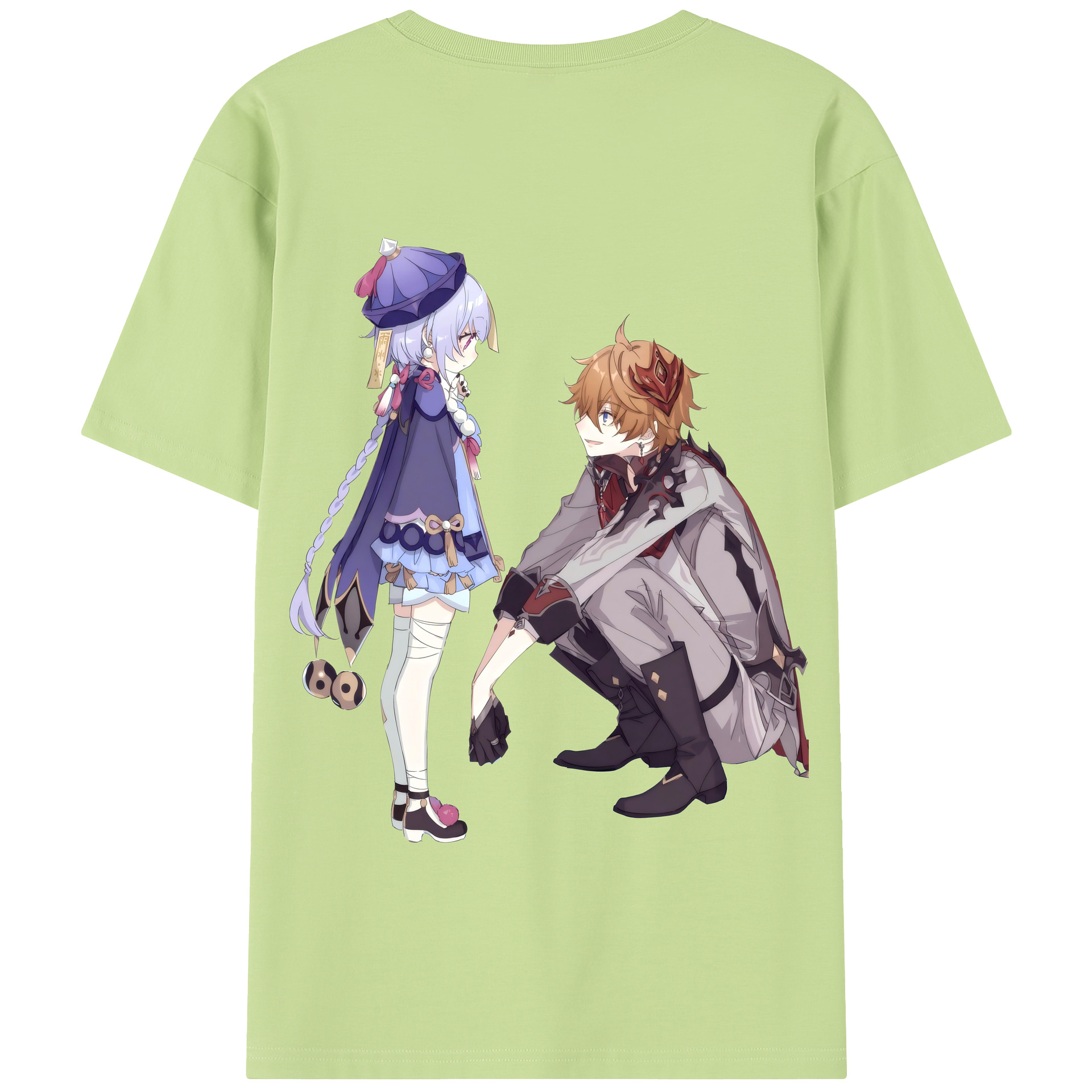 げんし神 七七 なな  genshin Nana 綿100％半袖Tシャツ（背面プリント）